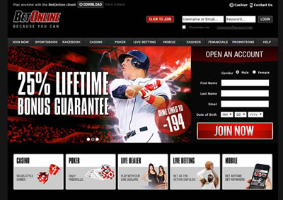 BetOnline Sports Betting Site