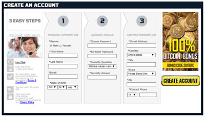 5Dimes Sportsbook Registration Image